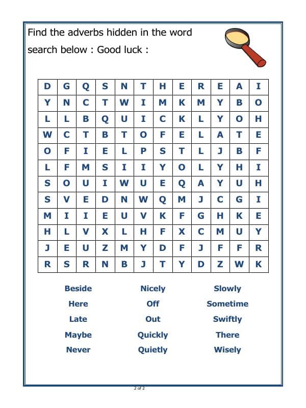 A2ZWorksheets:English-Grammar-Let's Practice Adverbs-02