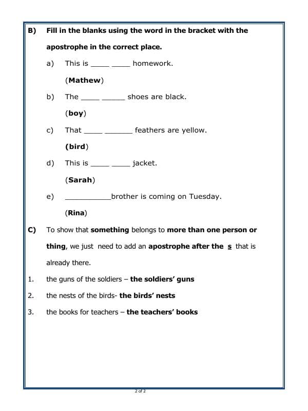 A2ZWorksheets:English-Grammar-Let's Practice Apostrophe-02