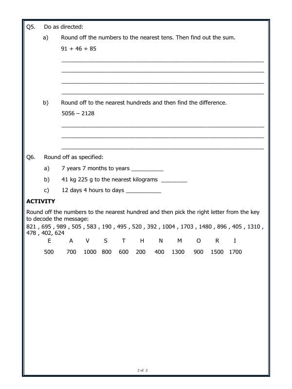 A2ZWorksheets:Maths-Numbers-Estimation