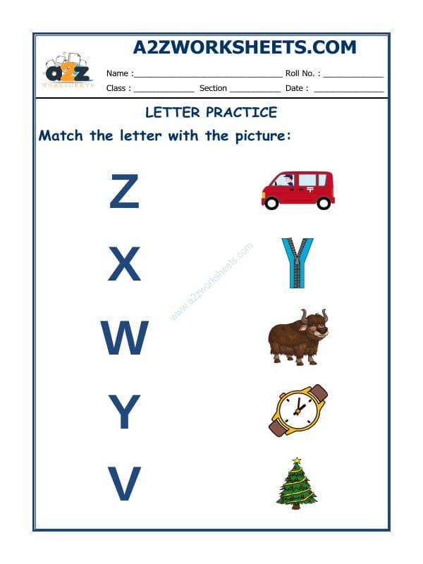 A2ZWorksheets:English-Recognition-Match The Letter With The Picture-06