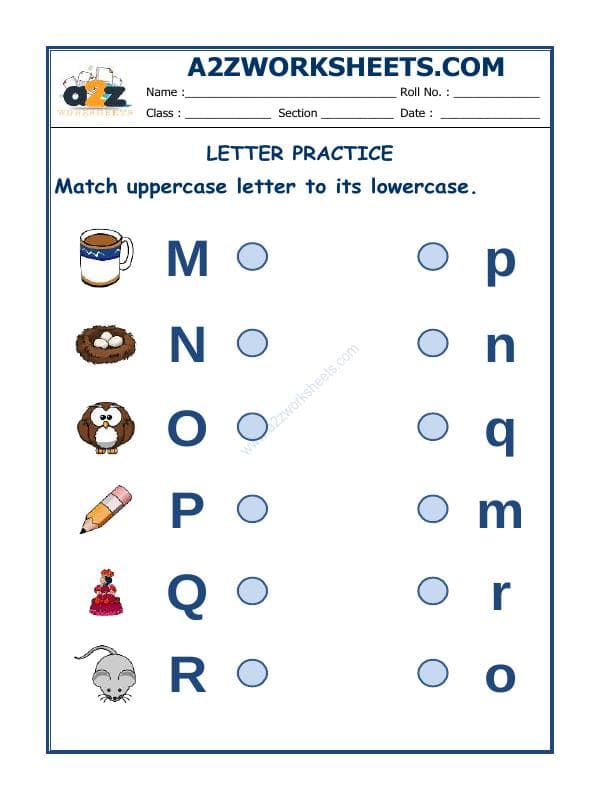 Match The Letter With The Picture-10