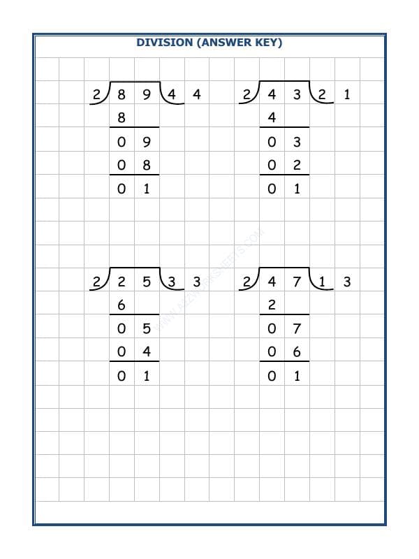 A2ZWorksheets:Maths-Division-Division By 2 - 6