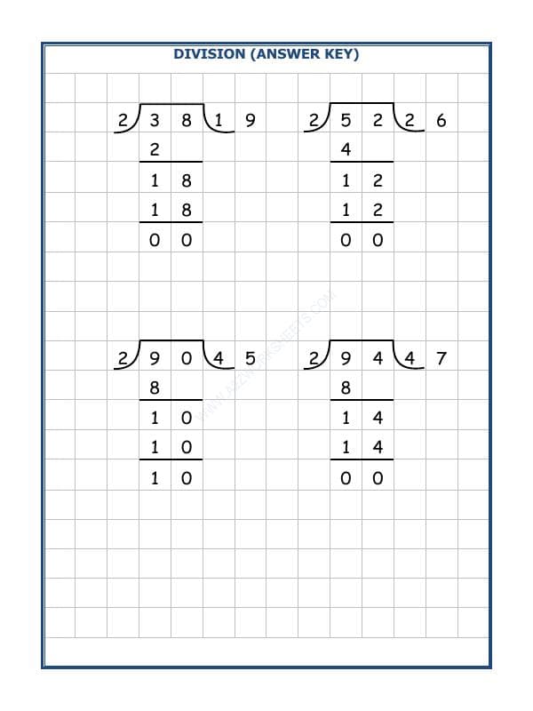 A2ZWorksheets:Maths-Division-Division By 2 - 9