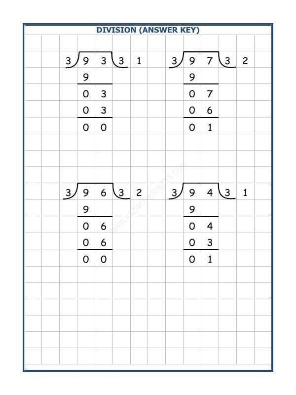 A2ZWorksheets:Maths-Division-Division By 3 - 12