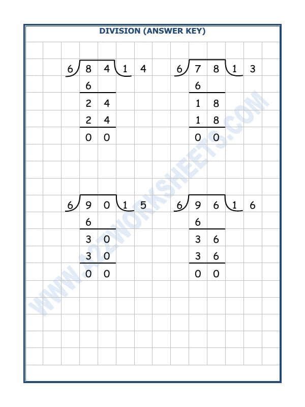 A2ZWorksheets:Maths-Division-Division By 6 - 3