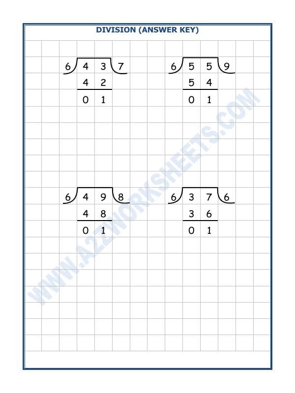 A2ZWorksheets:Maths-Division-Division By 6 - 6