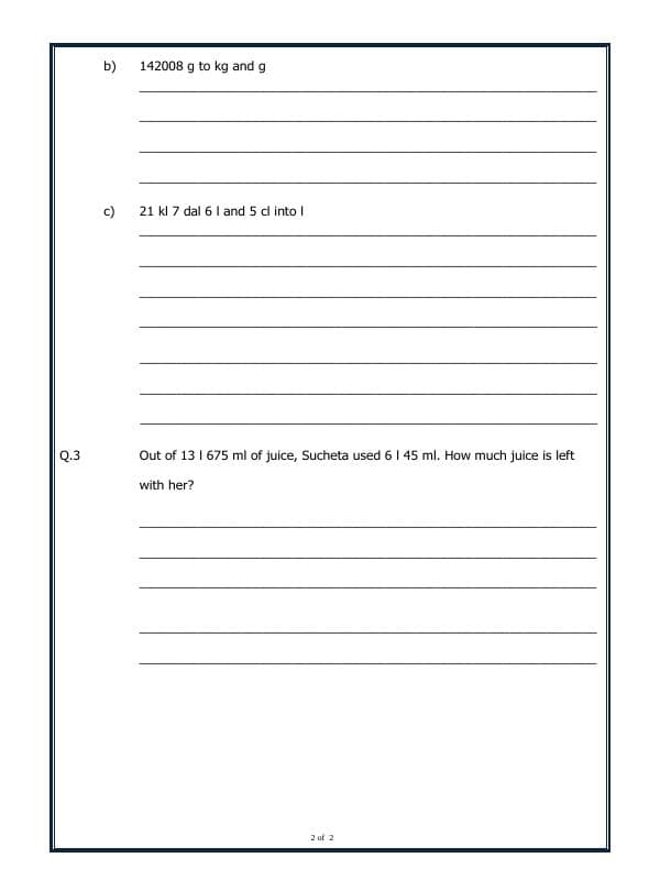 A2ZWorksheets:Maths-Measurement-Measurement