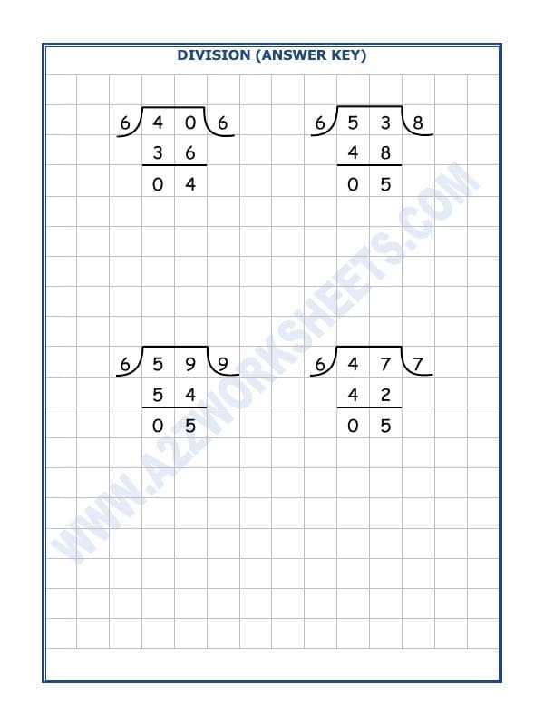 A2ZWorksheets:Maths-Division-Division By 6 - 9
