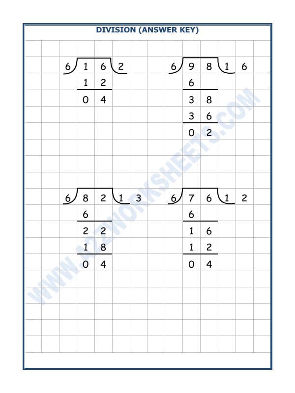 A2ZWorksheets:Maths-Division-Division By 6 - 16