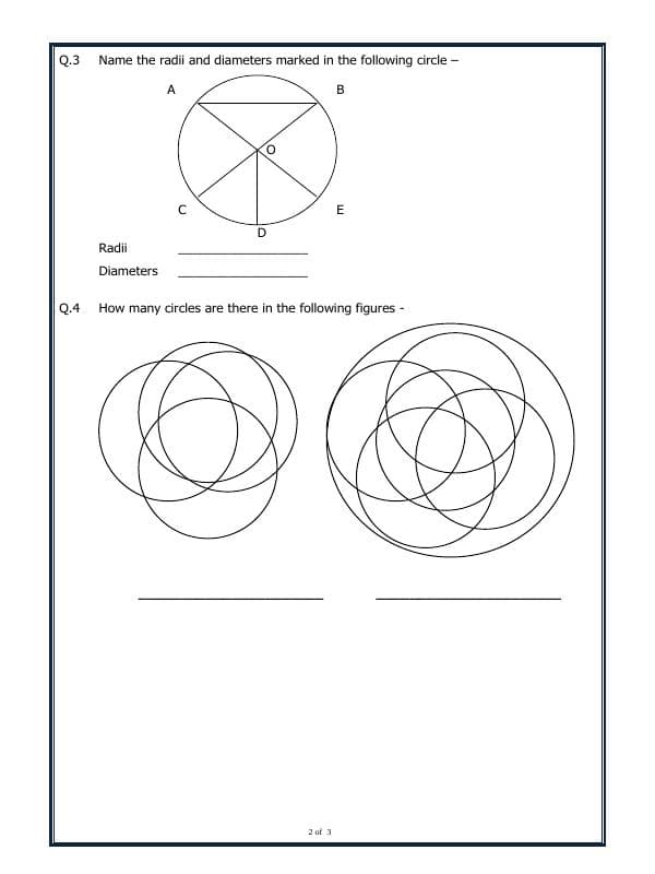 A2ZWorksheets:Maths-Geometry-Circles