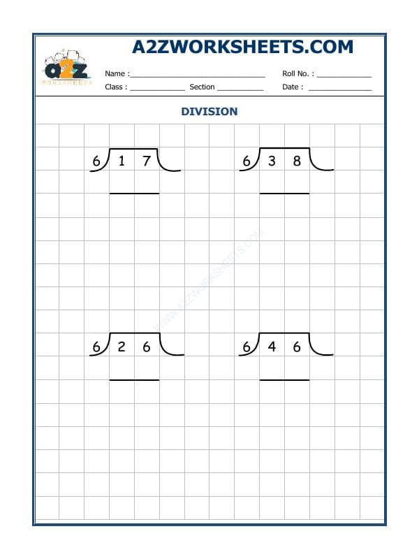 A2ZWorksheets:Maths-Division-Division By 6 - 17