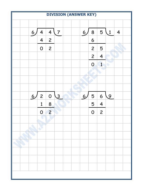 A2ZWorksheets:Maths-Division-Division By 6 - 18