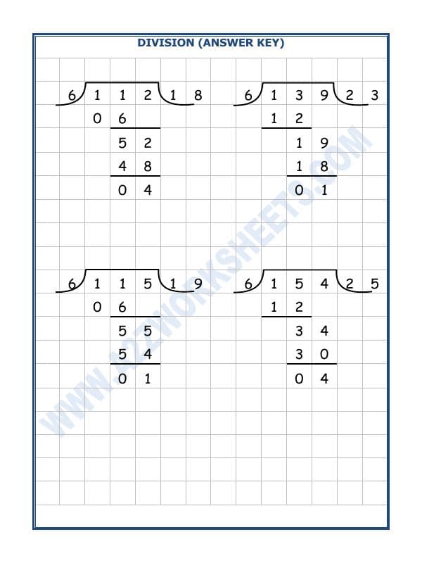 A2ZWorksheets:Maths-Division-Division By 6 - 20