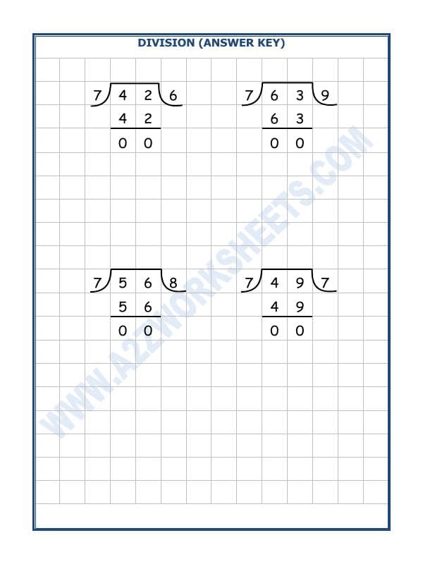A2ZWorksheets:Maths-Division-Division By 7 - 1