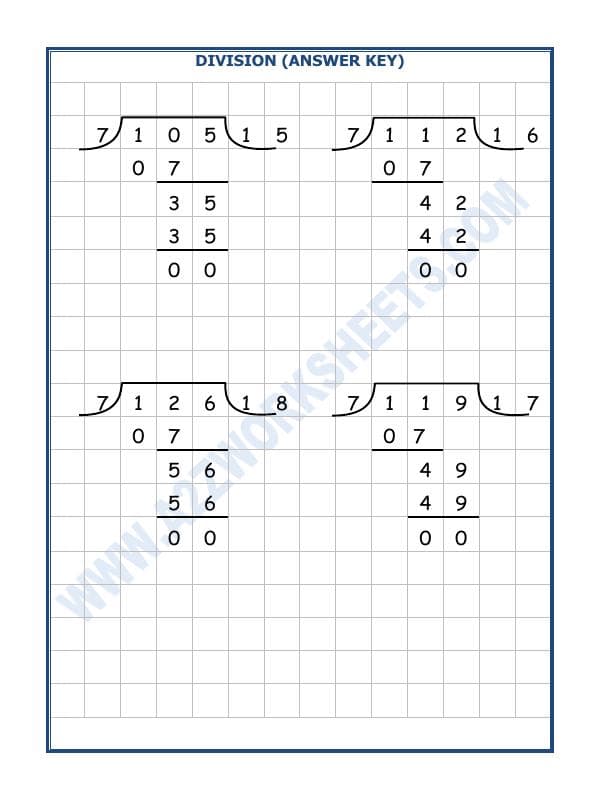 A2ZWorksheets:Maths-Division-Division By 7 - 3