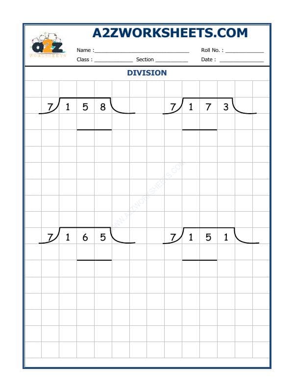 A2ZWorksheets:Maths-Division-Division By 7 - 18