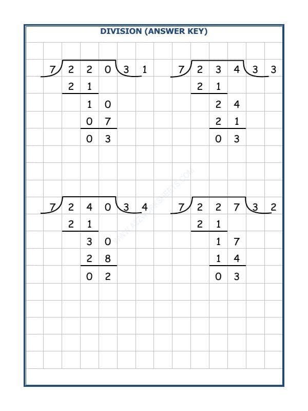 A2ZWorksheets:Maths-Division-Division By 7 - 25