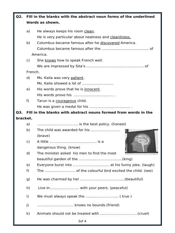 A2ZWorksheets:English-Grammar-Nouns
