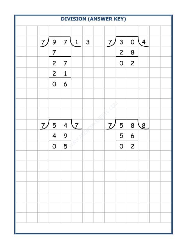 A2ZWorksheets:Maths-Division-Division By 7 - 47