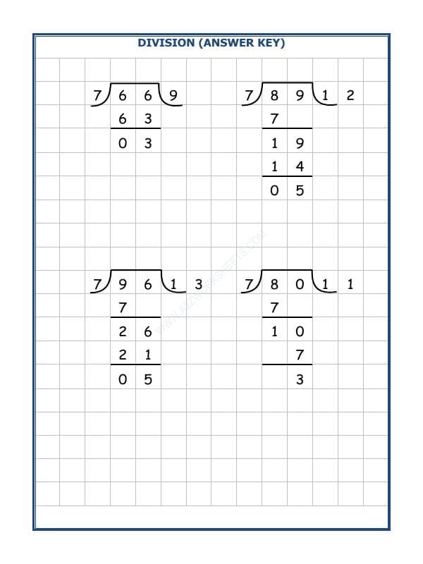 A2ZWorksheets:Maths-Division-Division By 7 - 48