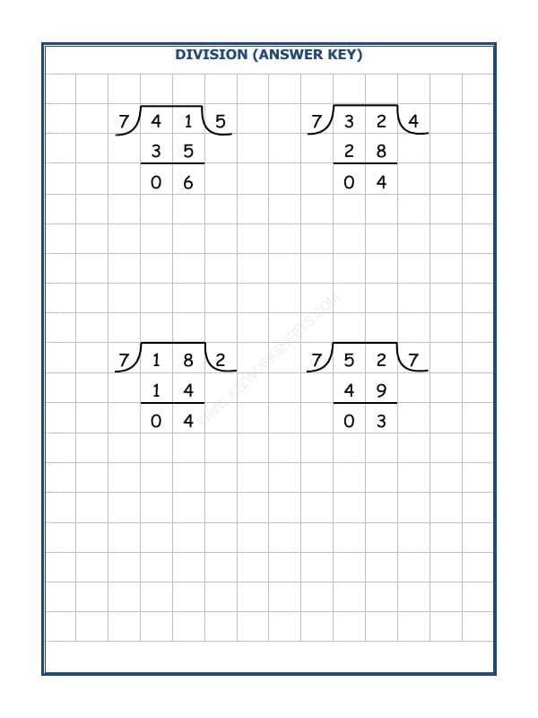 A2ZWorksheets:Maths-Division-Division By 7 - 50