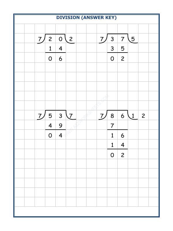 A2ZWorksheets:Maths-Division-Division By 7 - 55