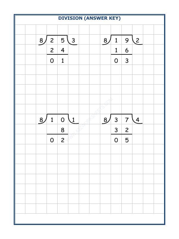 A2ZWorksheets:Maths-Division-Division By 8 - 2