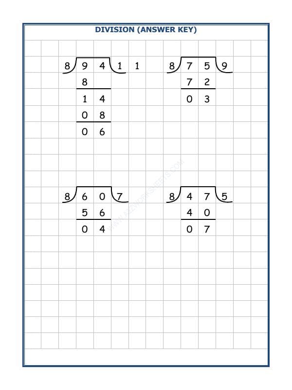 A2ZWorksheets:Maths-Division-Division By 8 - 15