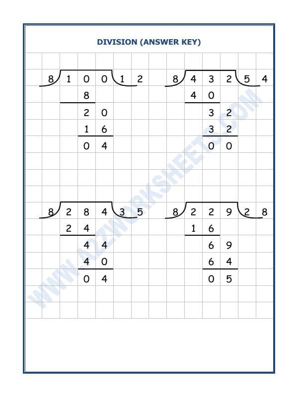 A2ZWorksheets:Maths-Division-Division By 8 - 22
