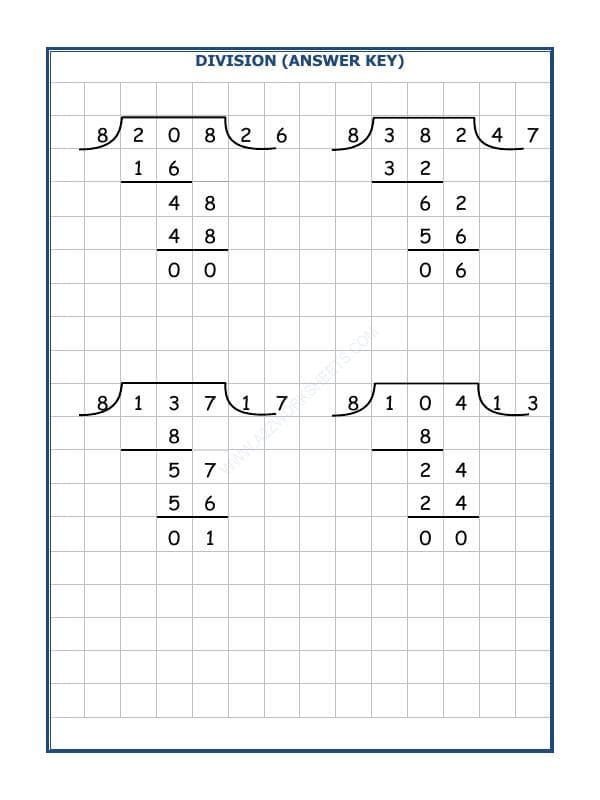 A2ZWorksheets:Maths-Division-Division By 8 - 25