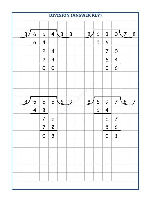 A2ZWorksheets:Maths-Division-Division By 8 - 26