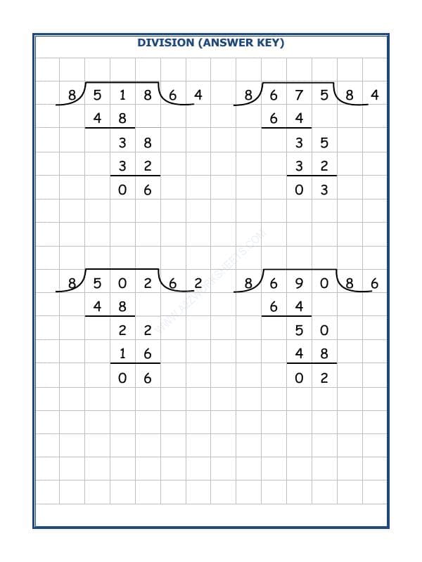 A2ZWorksheets:Maths-Division-Division By 8 - 28