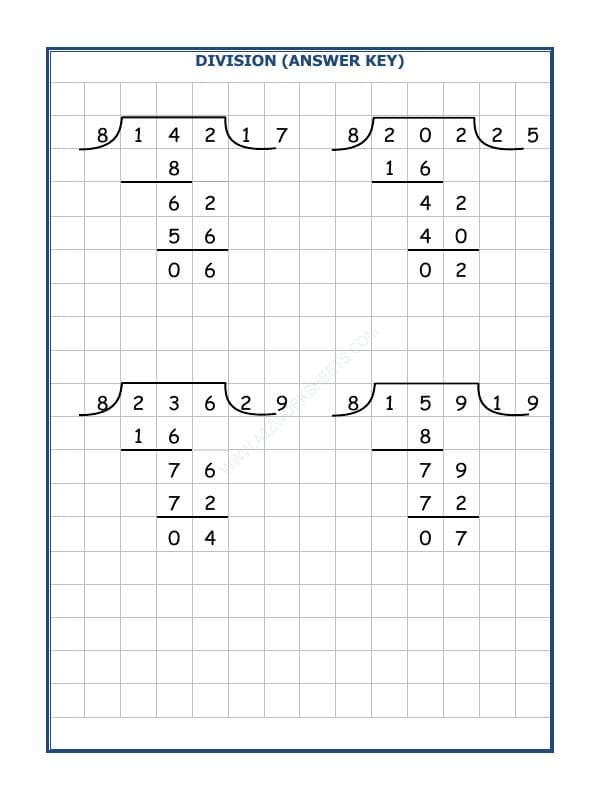 A2ZWorksheets:Maths-Division-Division By 8 - 31