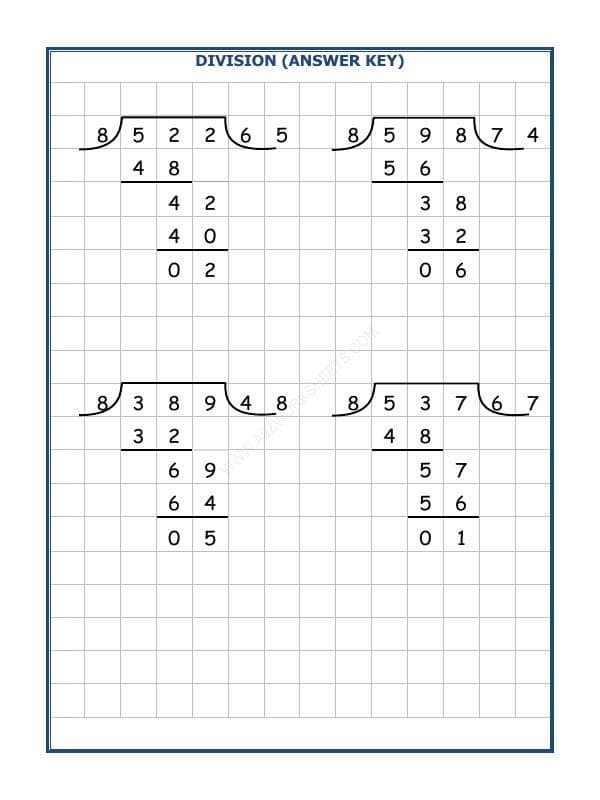 A2ZWorksheets:Maths-Division-Division By 8 - 33