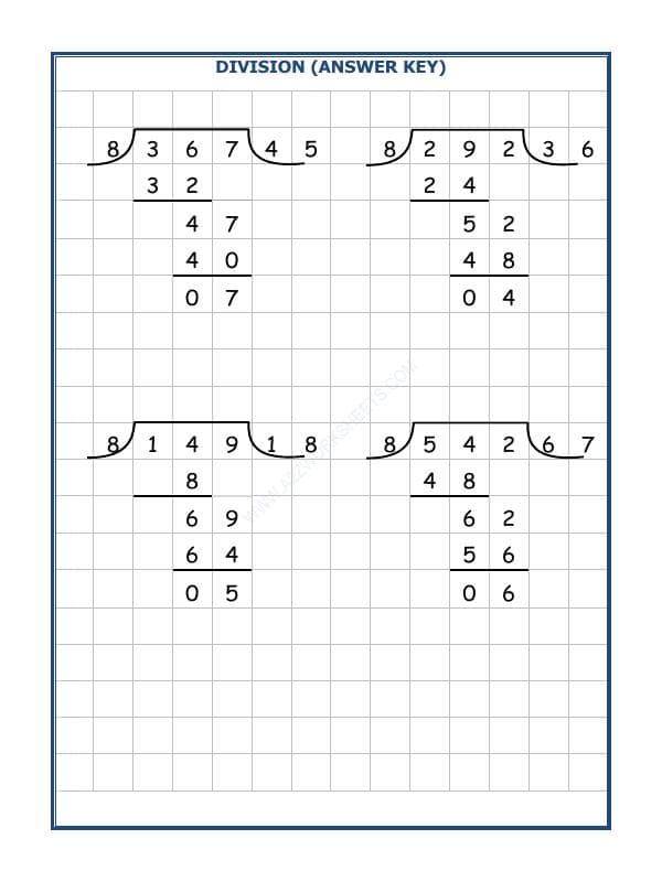 A2ZWorksheets:Maths-Division-Division By 8 - 34