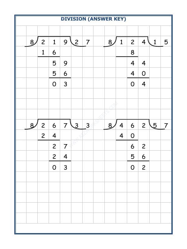 A2ZWorksheets:Maths-Division-Division By 8 - 37