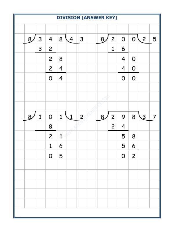A2ZWorksheets:Maths-Division-Division By 8 - 38