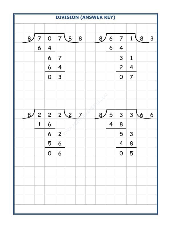 A2ZWorksheets:Maths-Division-Division By 8 - 40