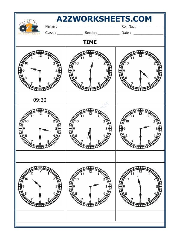 Tell The Time - 03