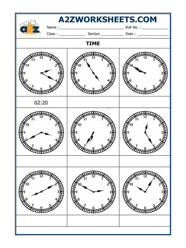 Tell The Time - 09
