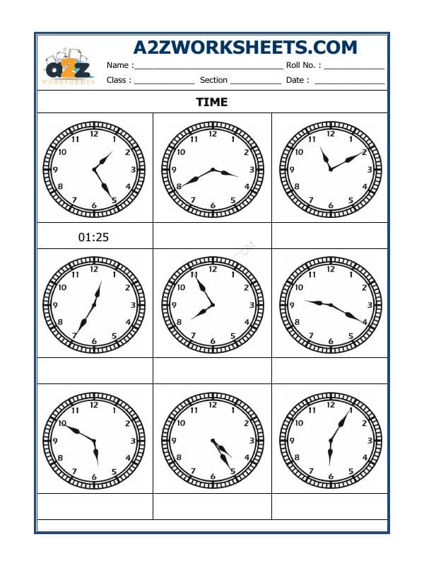 Tell The Time - 10