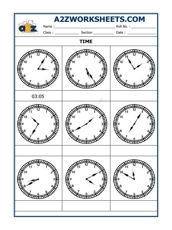 Tell The Time - 11