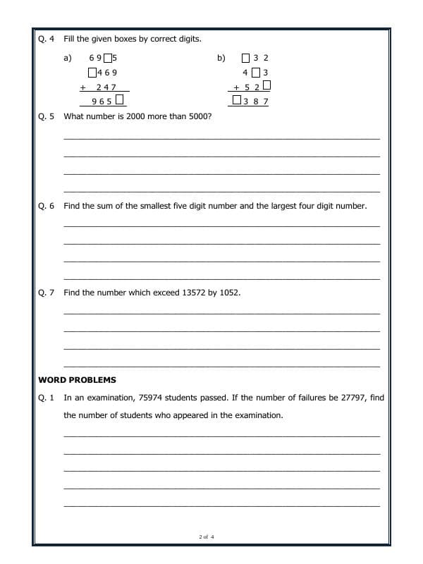 A2ZWorksheets:Maths-Addition-Addition