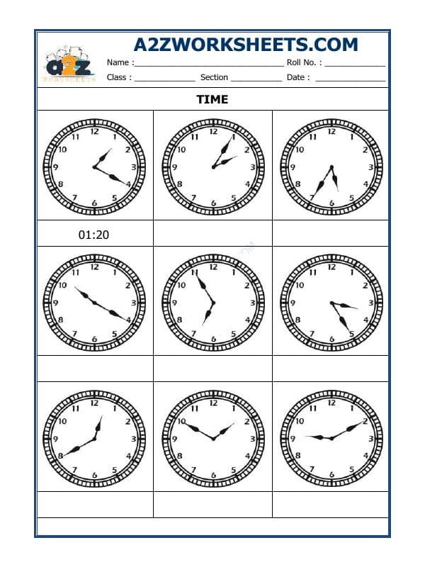 Tell The Time - 15