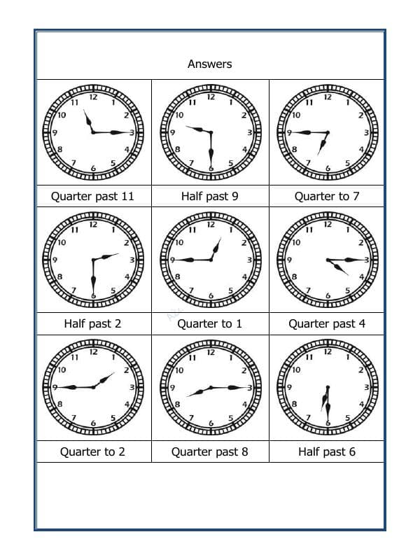 A2ZWorksheets:Maths-Measurement-Tell The Time - 19
