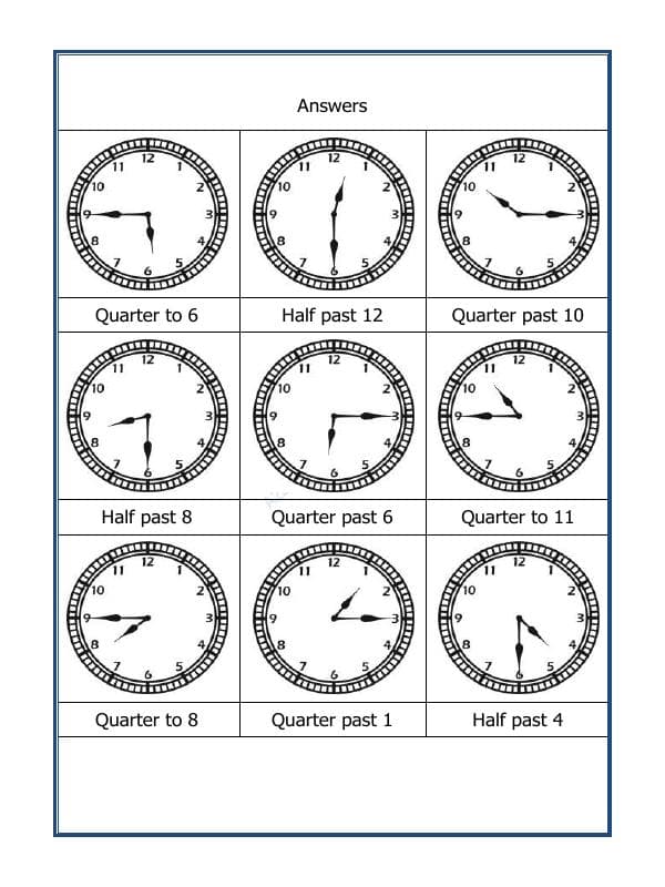 A2ZWorksheets:Maths-Measurement-Tell The Time - 20
