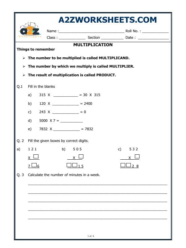 Multiplication