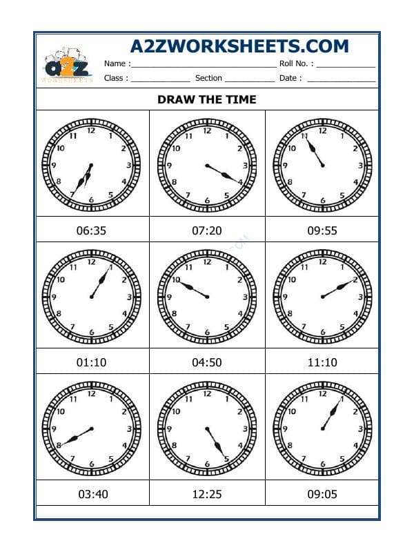 Draw The Time - 20