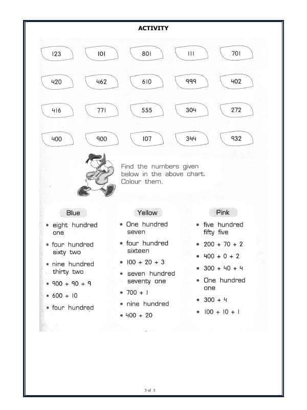 A2ZWorksheets:Maths-Numbers-Digit Numbers
