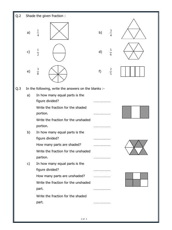 A2ZWorksheets:Maths-Fractions-Fractions